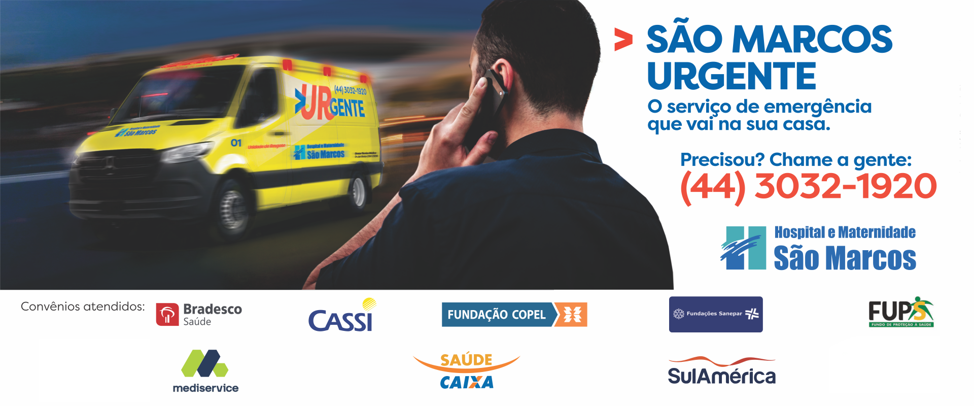 Banner site So Marcos Urgente - Hospital So Marcos